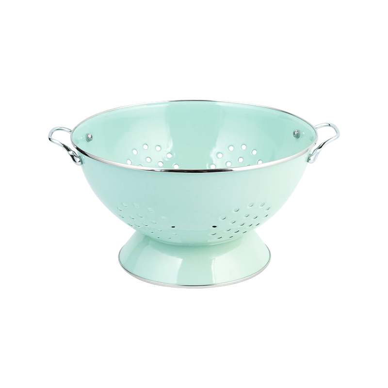 Vintage emalit hedelmäkori