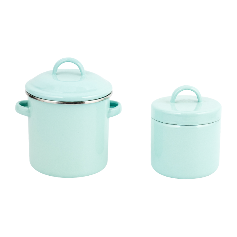 Emali miniöljypurkki