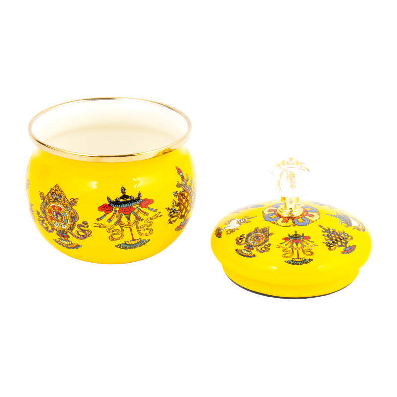 9 cm emali -sokeripurkki